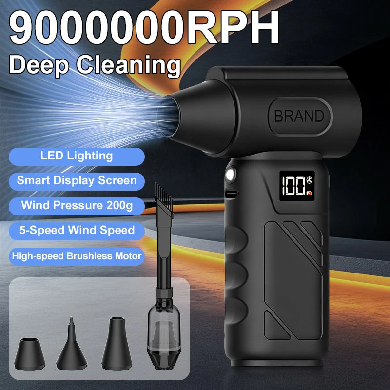 Vacuum Chamber Small - 9000KRPH Mini Turbo Air Blower Ergonomic