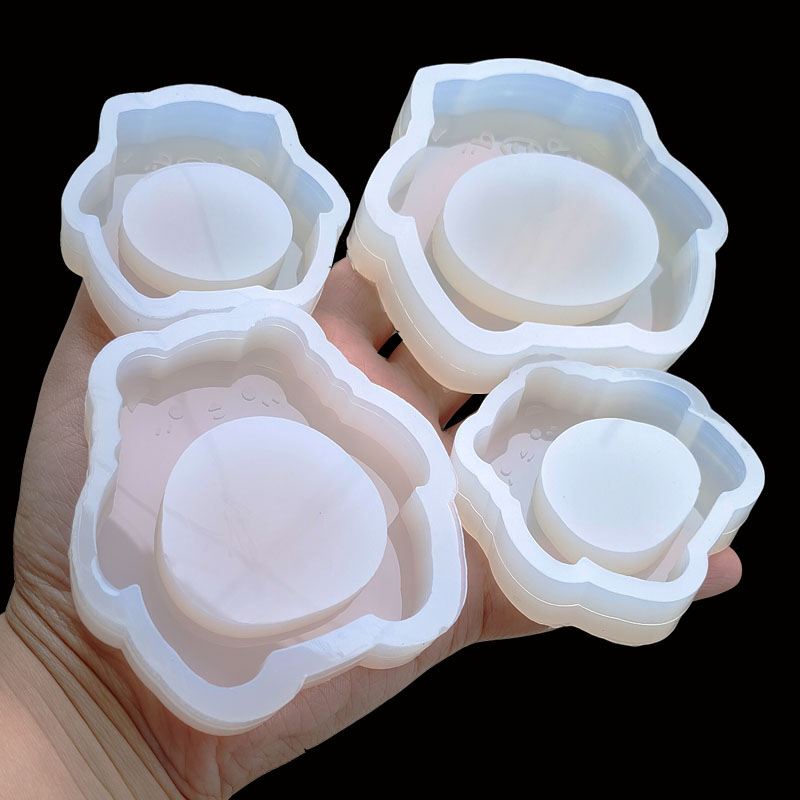 DIY Pig Bear Shaped Silicone S - Resin Ocean Wave Mold recension och pris