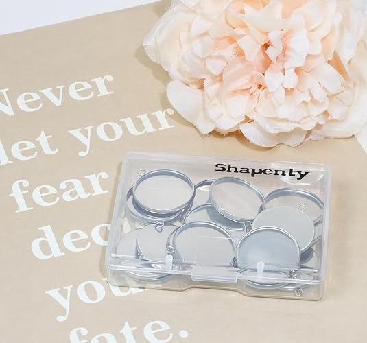 20 Pieces Stainless Steel Roun - Resin Crafts recension och pris