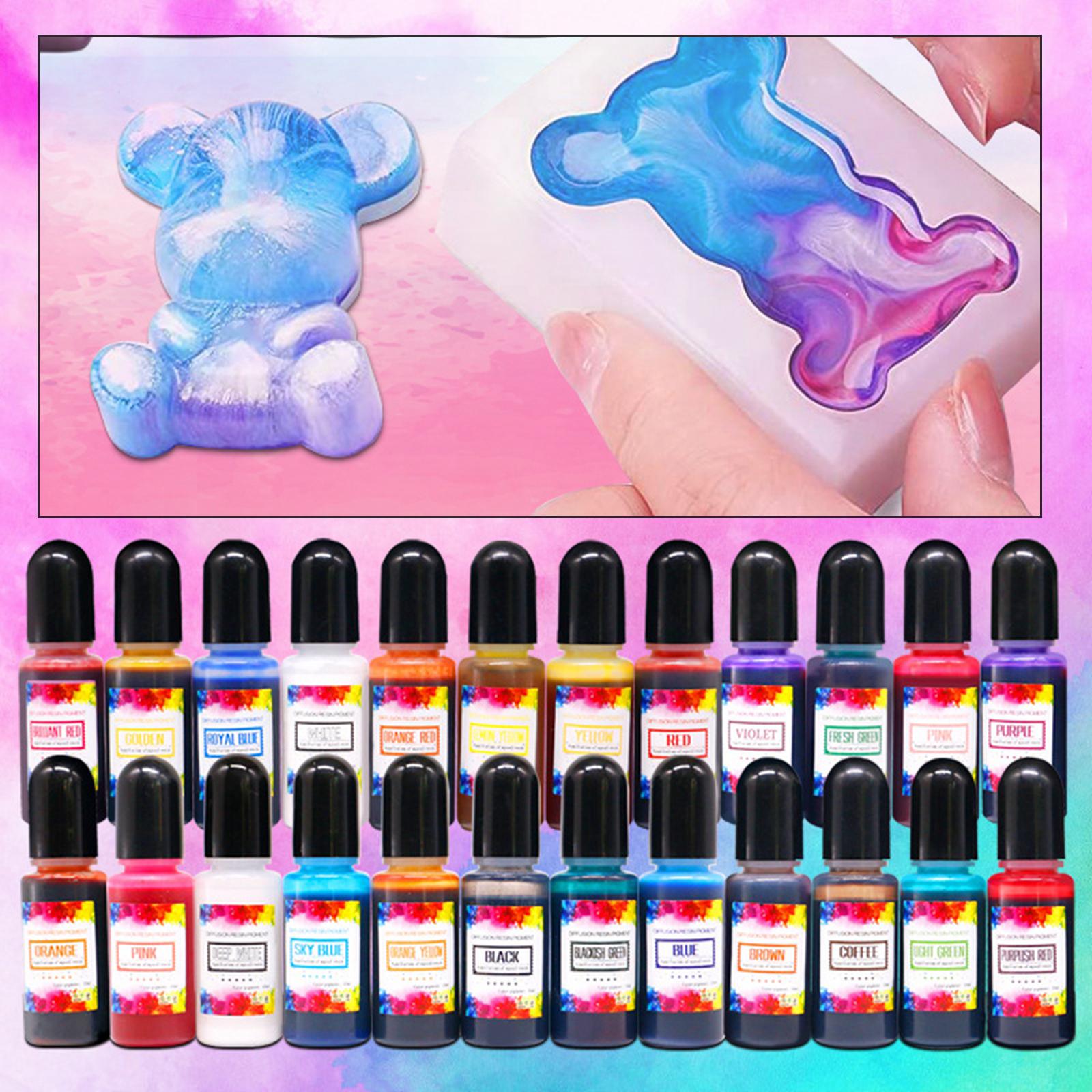 24Pcs Alcohol Inks Epoxy Resin - Resin Dye Alcohol recension och pris
