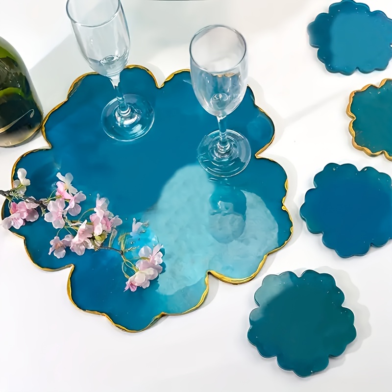 5pcs Mirror Large Flower Small - Silicone Mold Tray recension och pris
