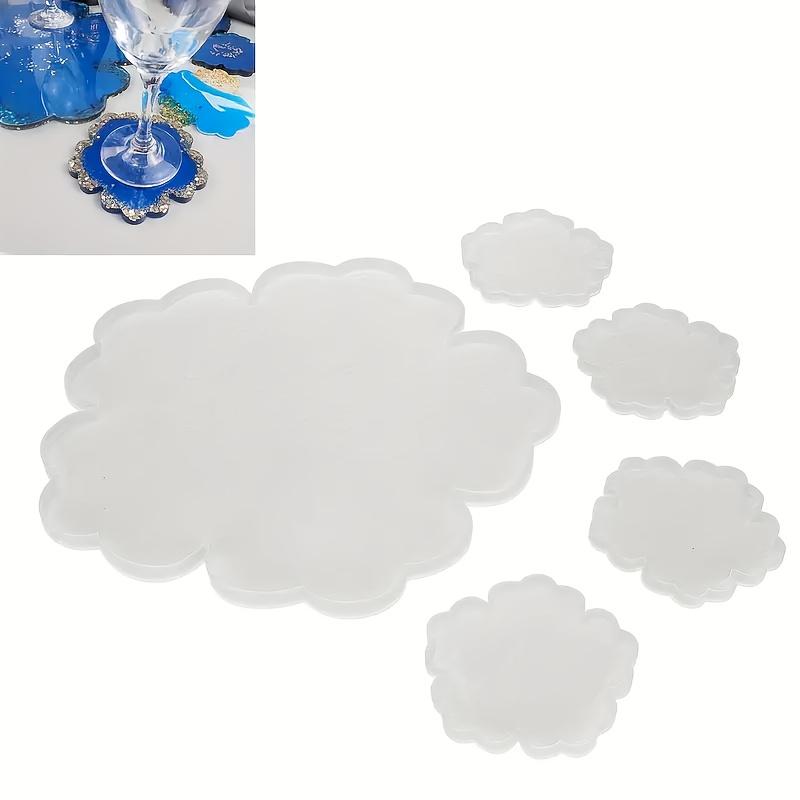 5pcs Mirror Large Flower Small - Silicone Mold Tray recension och pris