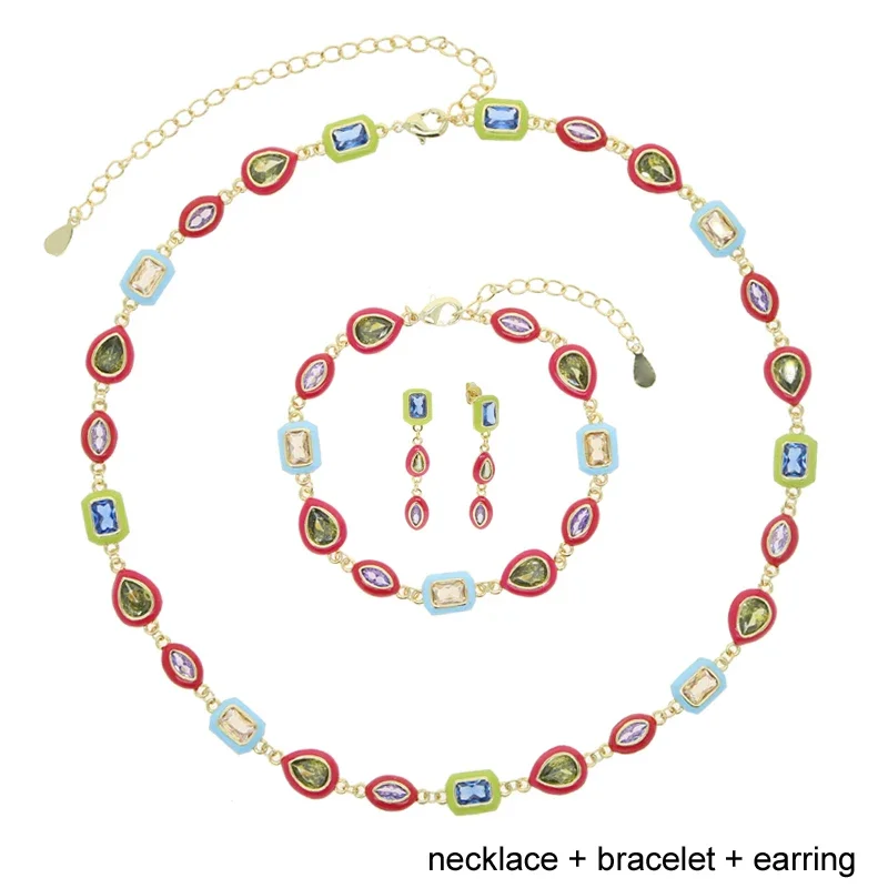 2026 New Rainbow Jewelry Gradi - Bezels Set Pendant recension och pris