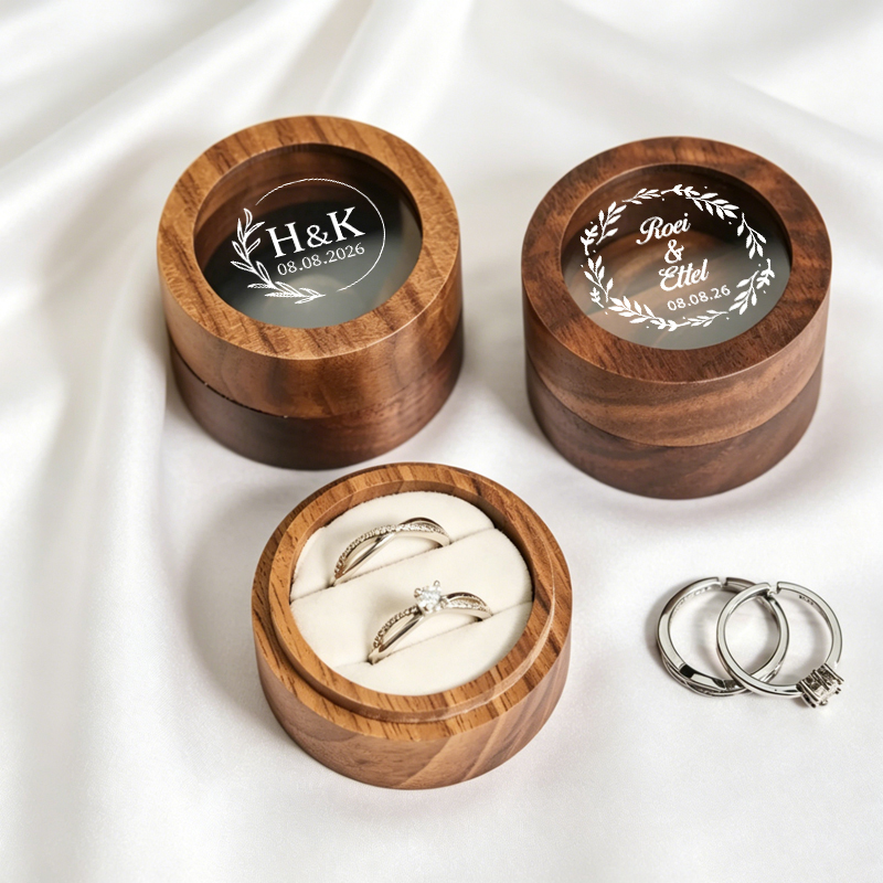 Personalized Wedding Ring Box  - Wood Ring Blank recension och pris