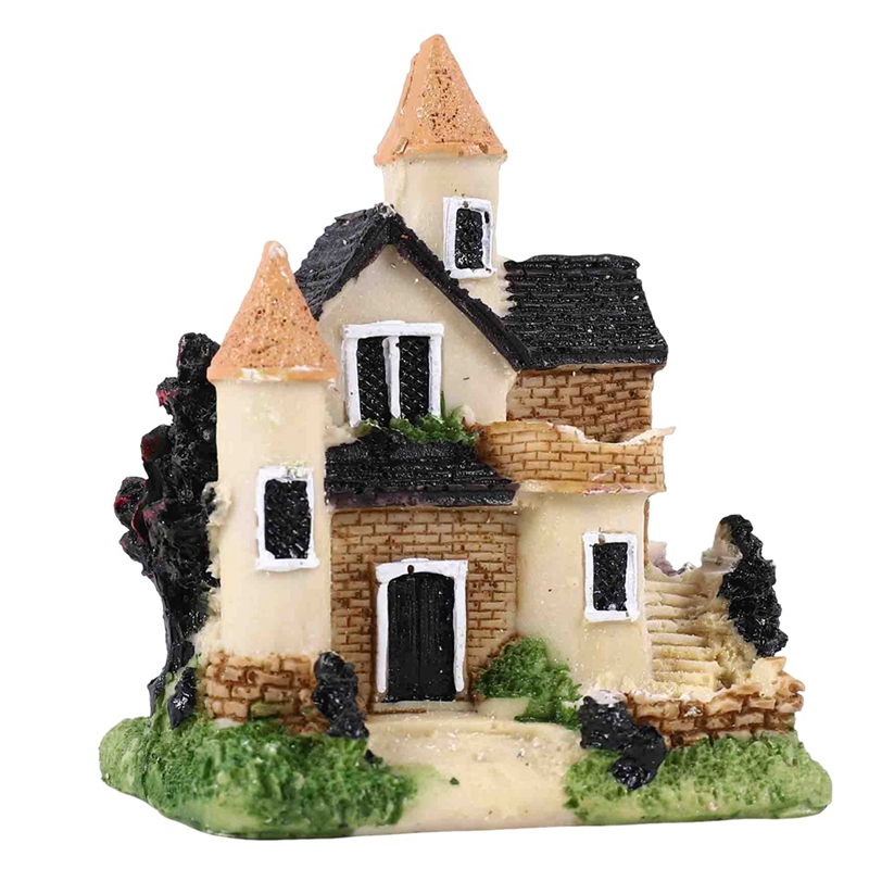 Cute Mini Resin House Miniatur - Resin Crafts recension och pris