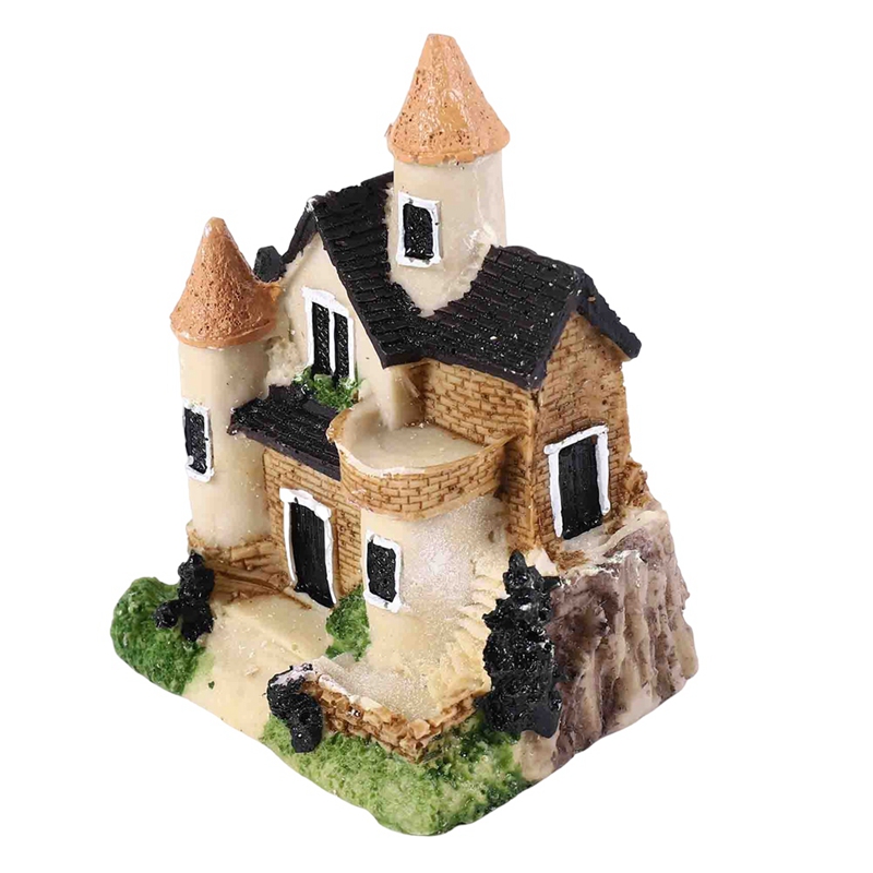 Cute Mini Resin House Miniatur - Resin Crafts recension och pris