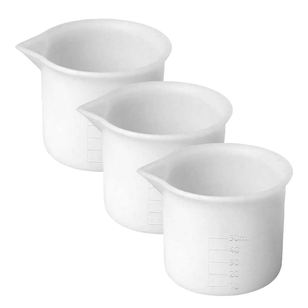 3Pcs 50Ml Silicone Measuring C - Mixing Cup Silicone recension och pris