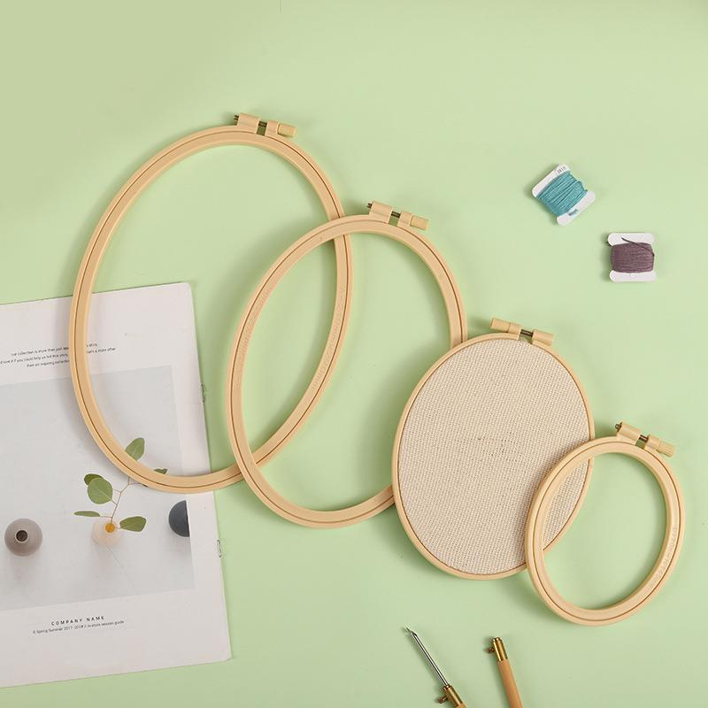 Imitation Bamboo Plastic Oval  - Wood Ring Blank recension och pris
