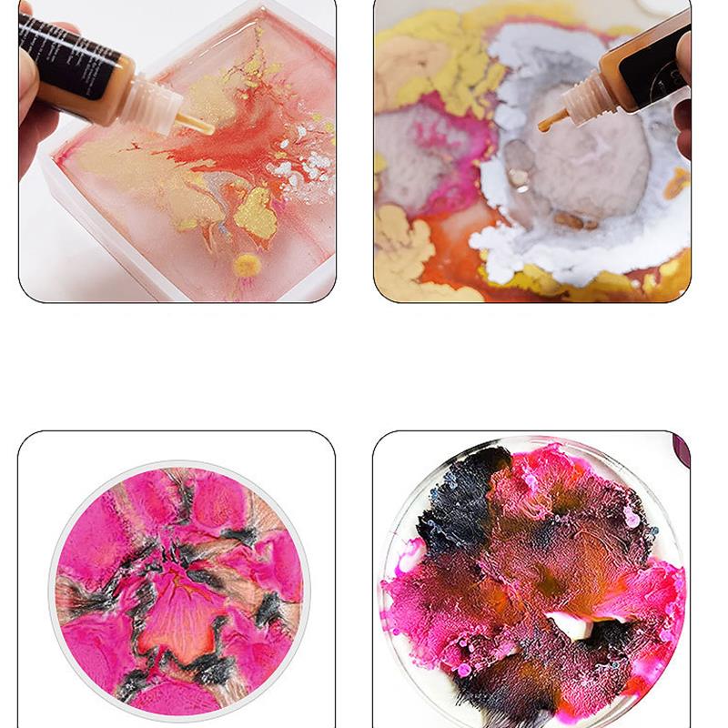 1 Set Art Ink Alcohol Epoxy Re - Resin Dye Alcohol recension och pris
