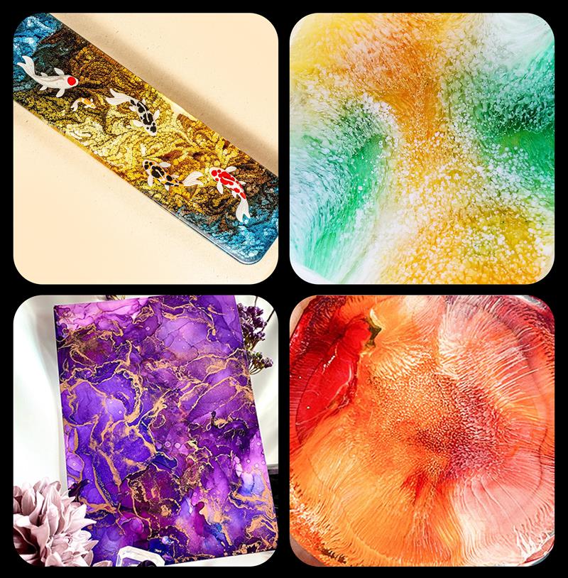 1 Set Art Ink Alcohol Epoxy Re - Resin Dye Alcohol recension och pris
