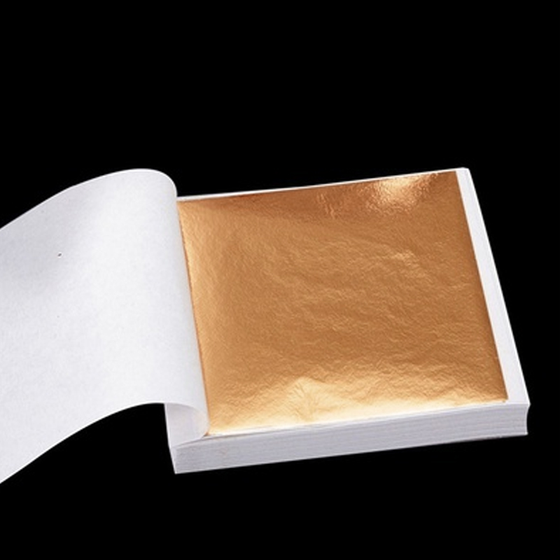 100pcs  Art Craft Design Paper - Gold Foil Flakes recension och pris