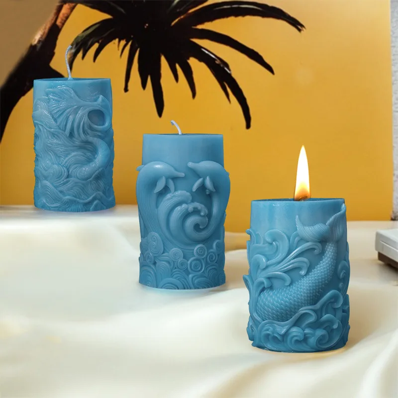 2024 ocean wave foam cylindric - Resin Ocean Wave Mold recension och pris