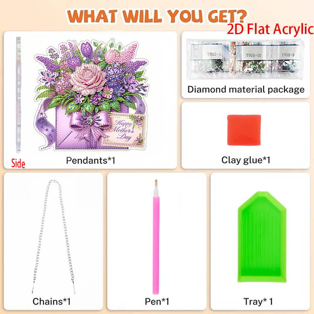 2D Flat Acrylic, 5D DIY Diamon - Resin Craft For Beginners recension och pris