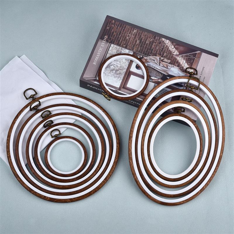 Sewing Tool Round Oval Wooden  - Wood Ring Blank recension och pris