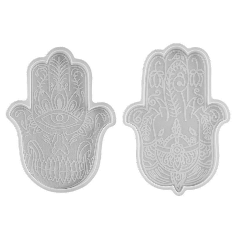 1 Pcs DIY Coaster Hand of Fati - Silicone Mold Tray recension och pris