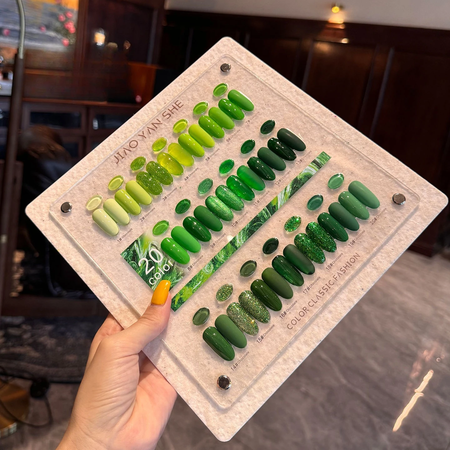 20Pcs/Set Purple Green Blue Co - Resin Glitter Pack recension och pris