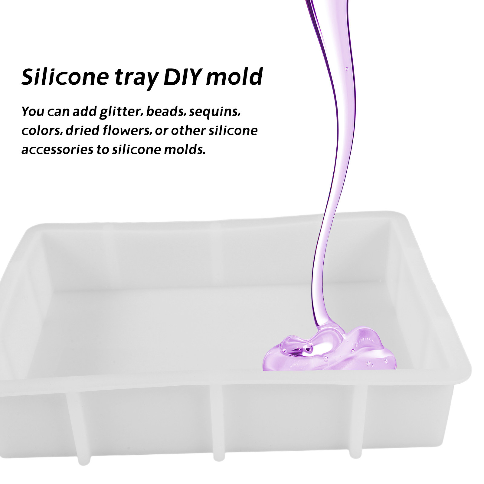 Large Rectangle Resin Silicone - Silicone Mold Tray recension och pris