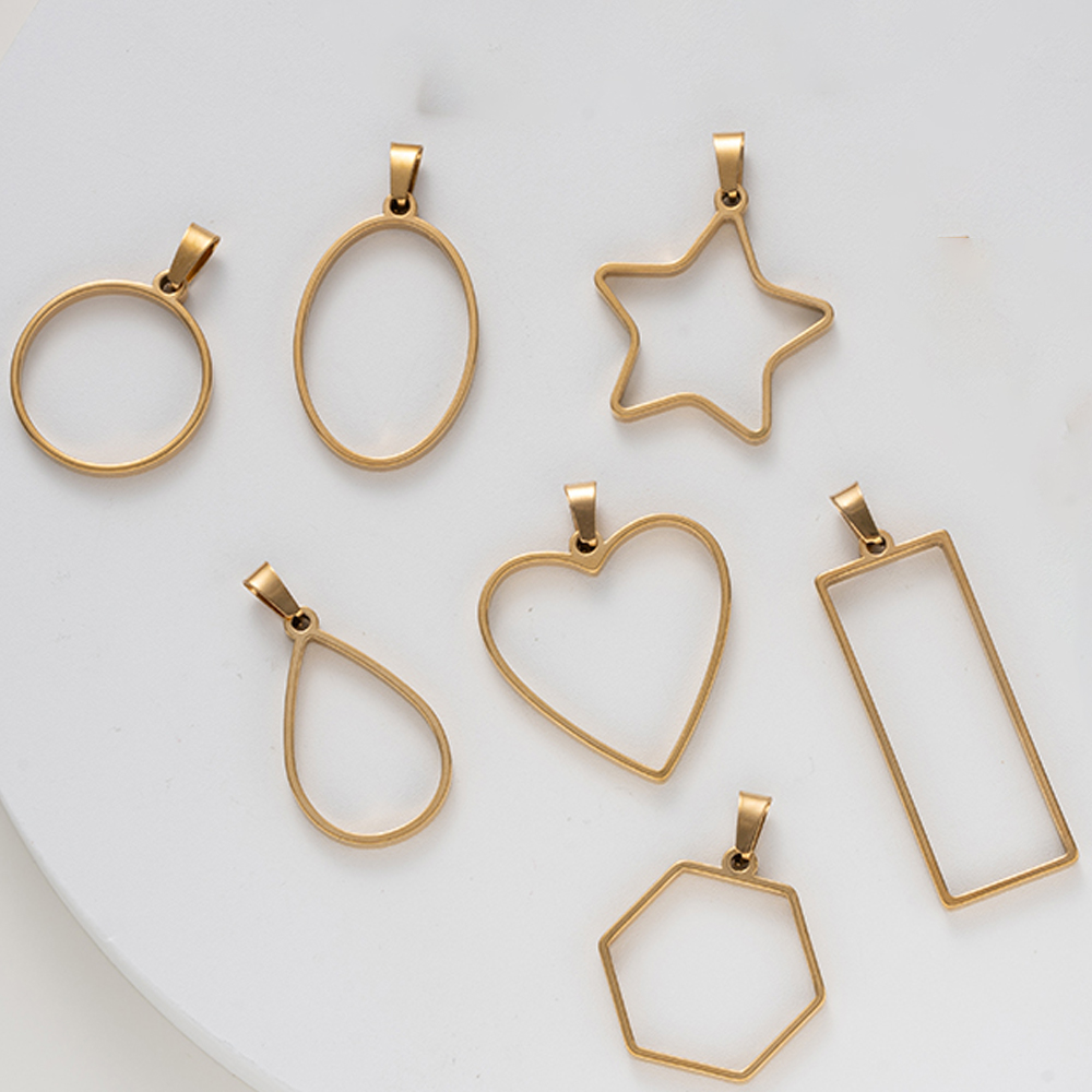 5pcs Stainless Steel Open Back - Resin Craft Projects recension och pris