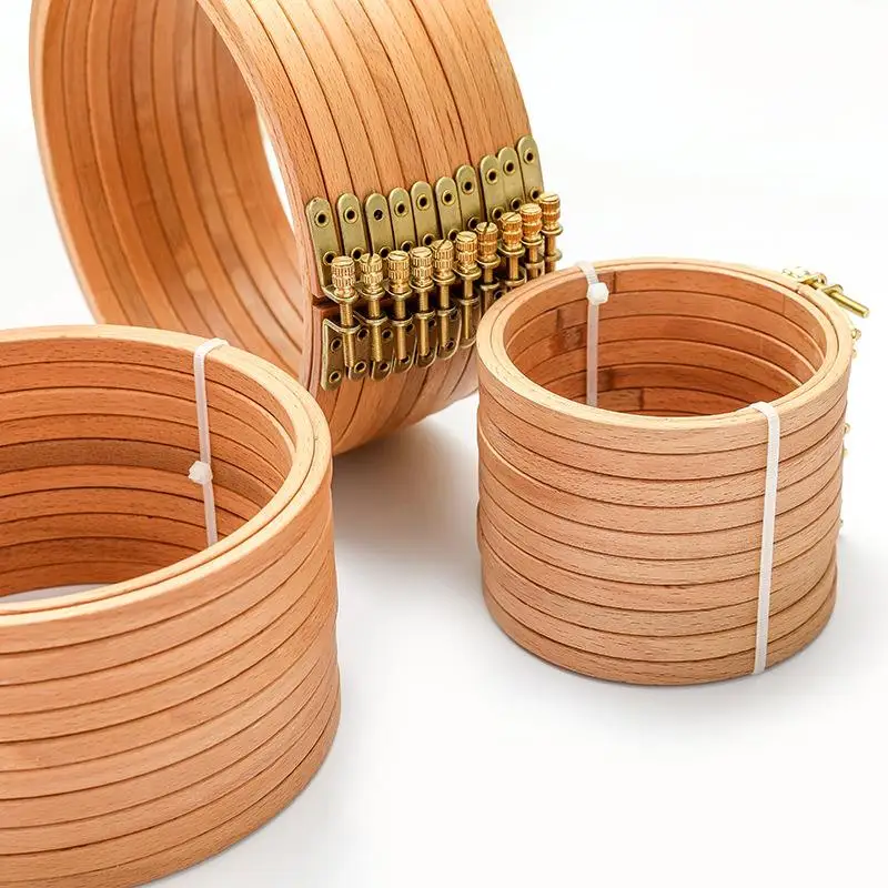 High Quality Beech Wood Embroi - Wood Ring Blank recension och pris