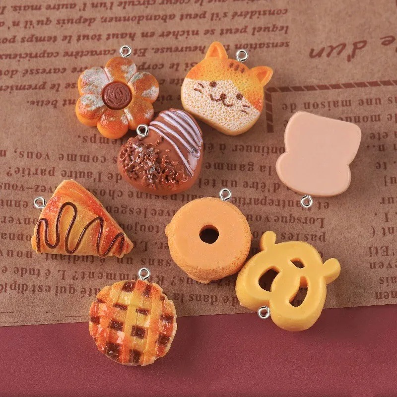 10 Pieces Cute Fake Food Resin - Resin Crafts Diy recension och pris