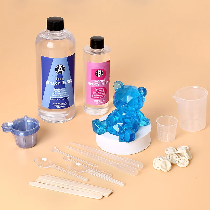 Epoxy Resin Kit Crystal Clear  - Mixing Cup Silicone recension och pris