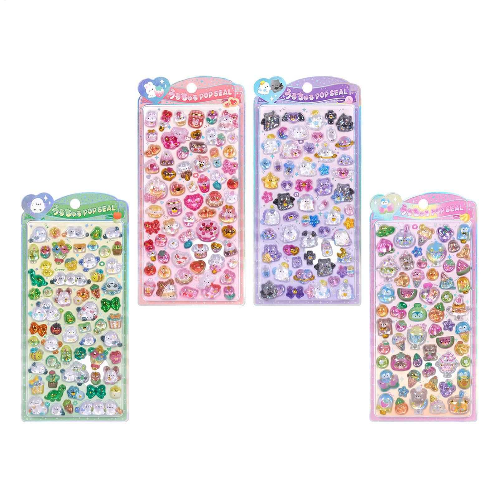 Cute Sticker Pack 3D Glitter S - Resin Glitter Pack recension och pris