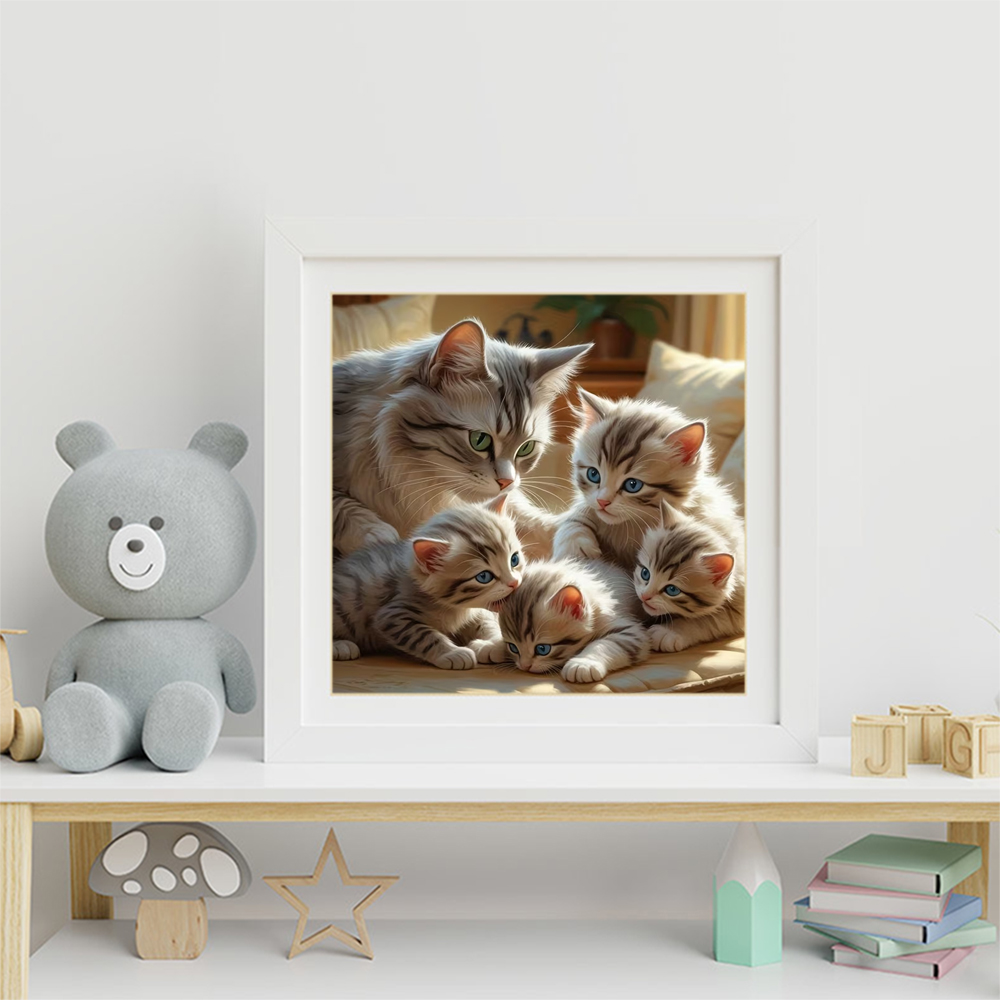Momoart DIY Diamond Mosaic Cat - Resin Craft For Beginners recension och pris