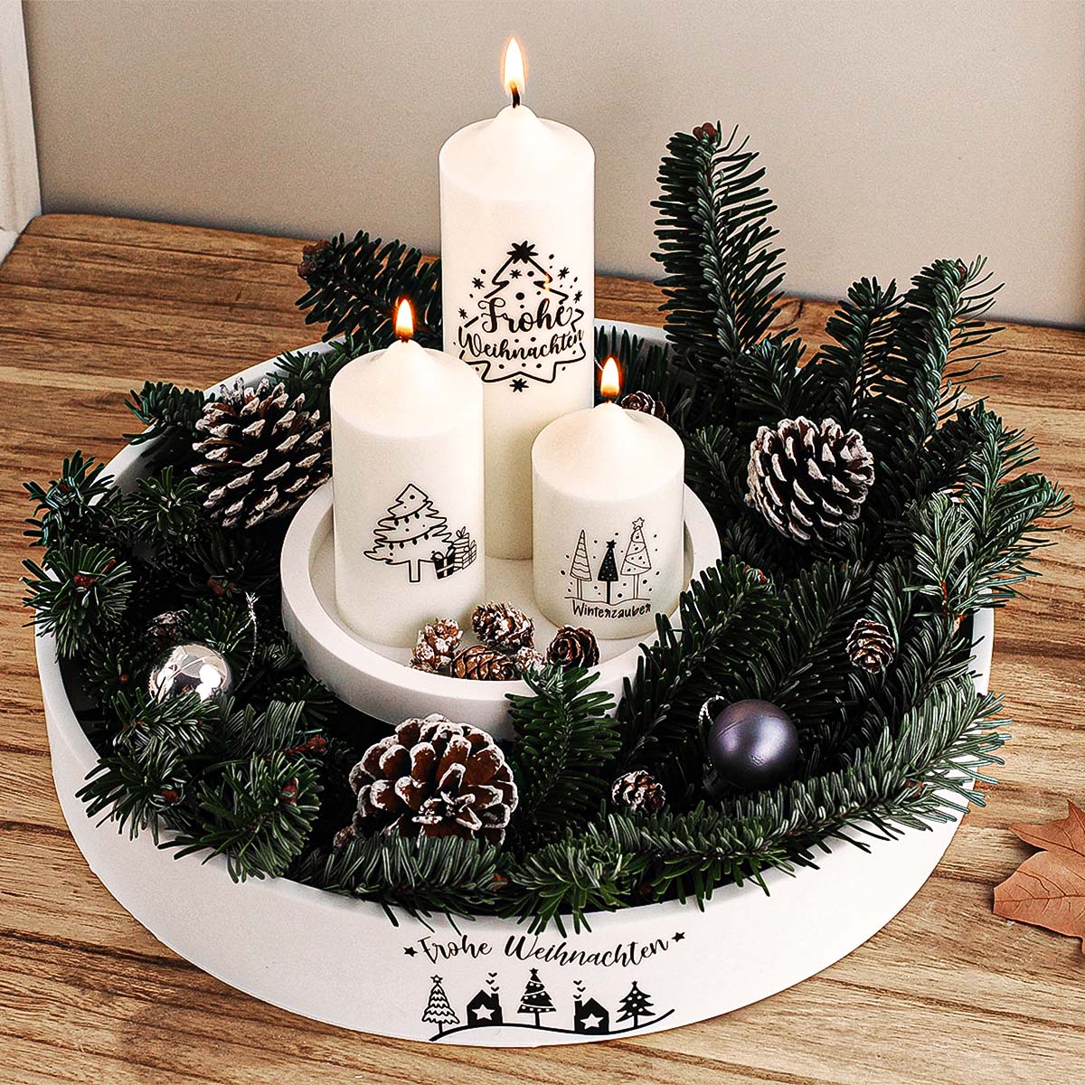 Concrete Round Candle Bowl Ves - Coaster Mold Round recension och pris