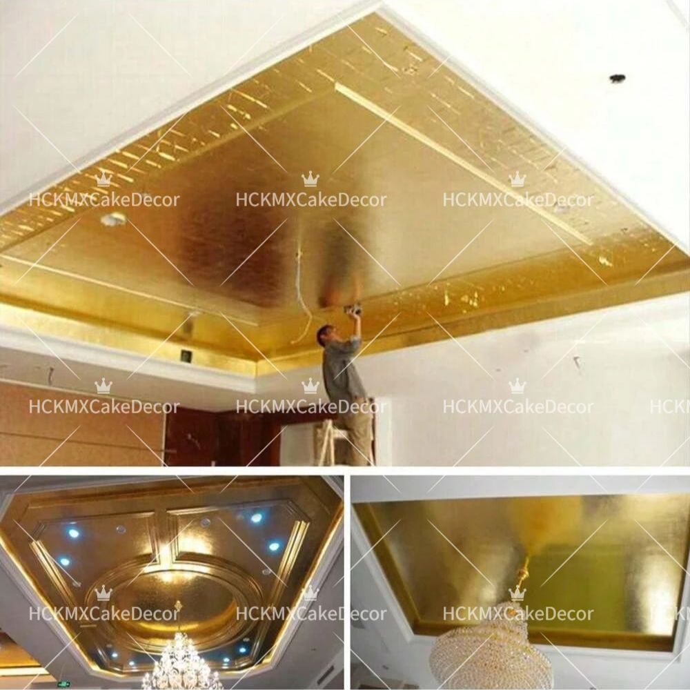 100pcs Imitation Gold Foil She - Gold Foil Flakes recension och pris