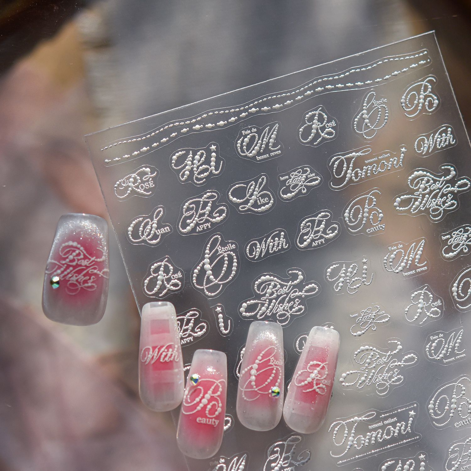 1pcs 5D Gold Foil Nail Art Sti - Gold Foil Flakes recension och pris
