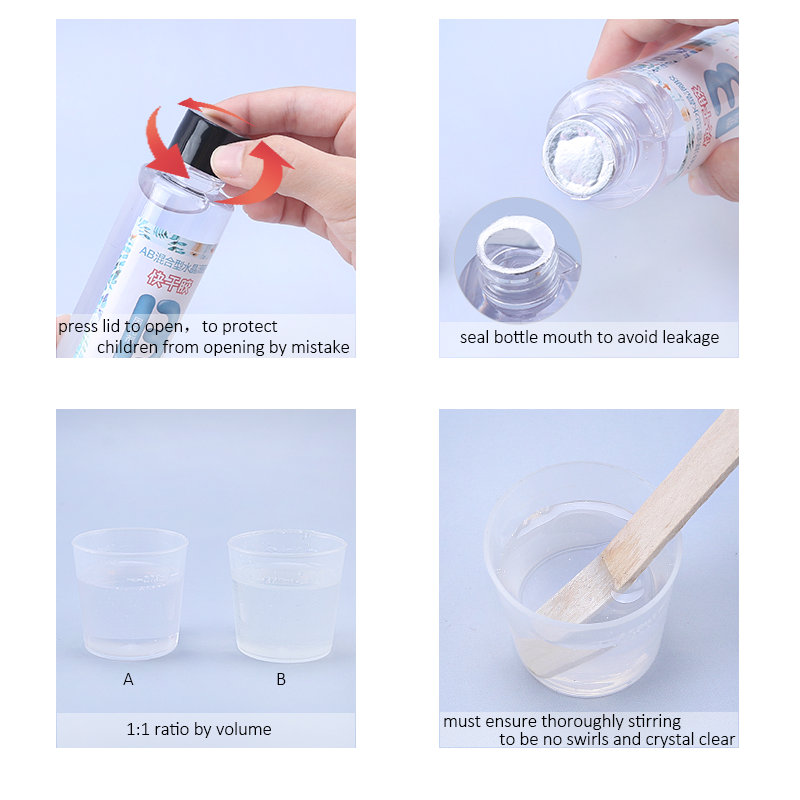1:1 Clear Epoxy Resin Crystal  - Mixing Cup Silicone recension och pris