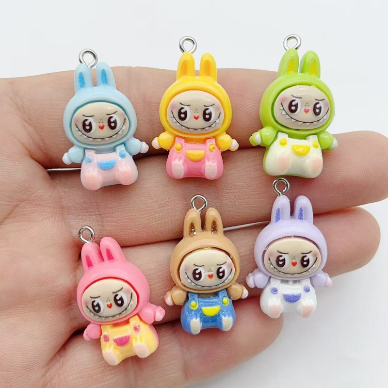 10Pcs Kawaii Rabbit Strawberry - Resin Craft Projects recension och pris