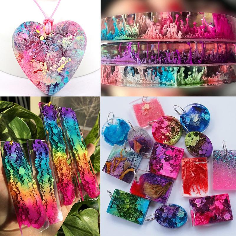 24 Color 10ml Art Ink Alcohol  - Resin Dye Alcohol recension och pris
