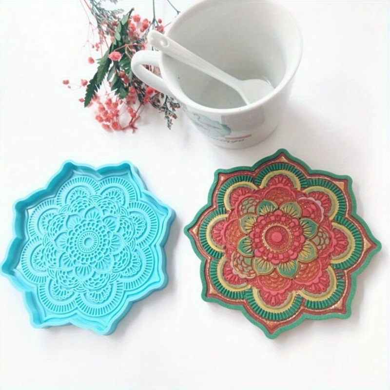 Mandala Coaster Silicone Mold  - Silicone Mold Tray recension och pris