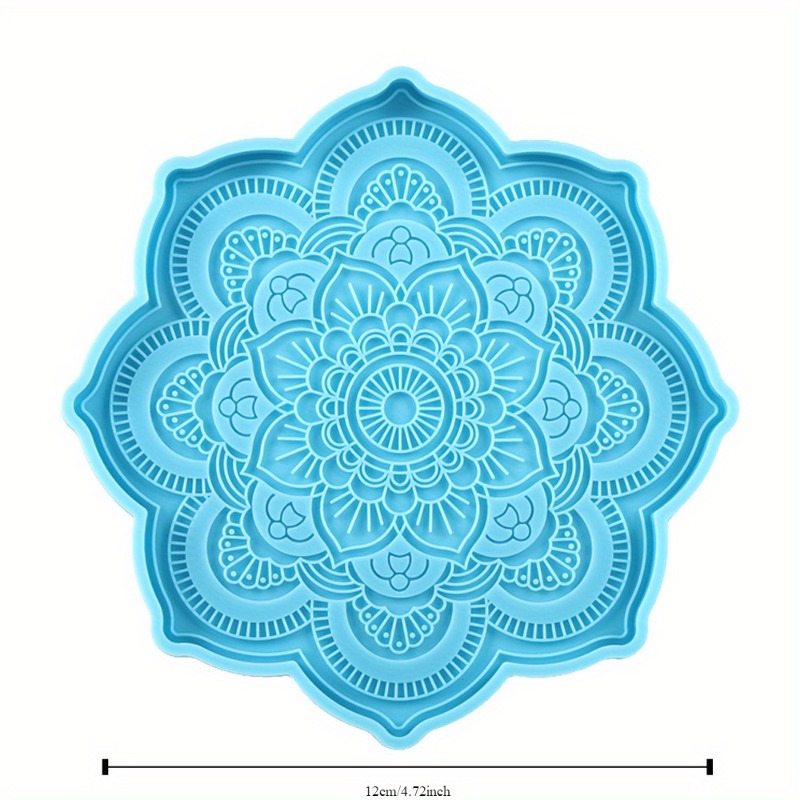 Mandala Coaster Silicone Mold  - Silicone Mold Tray recension och pris
