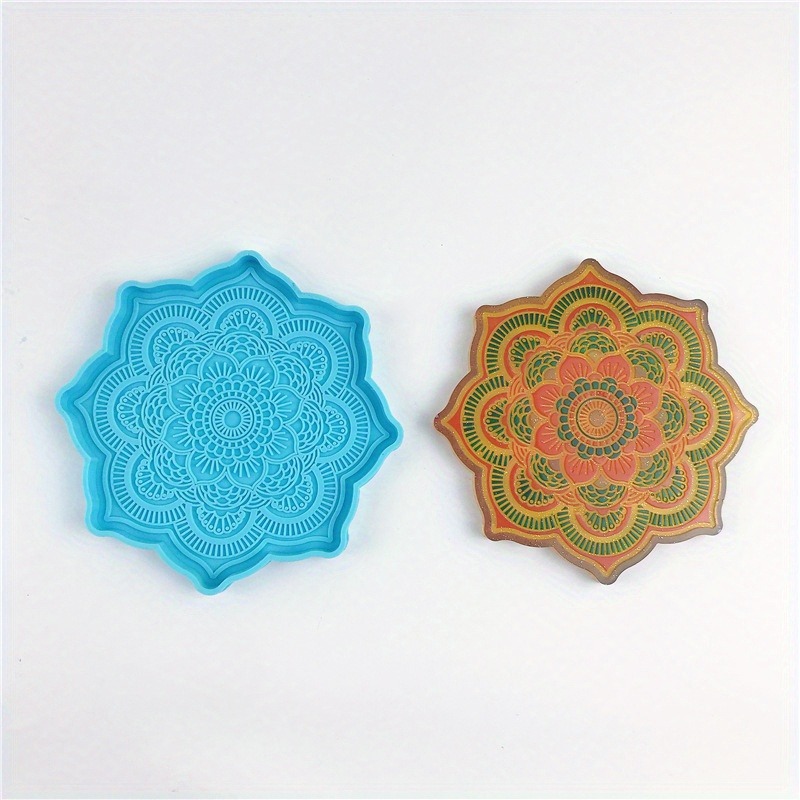 Mandala Coaster Silicone Mold  - Silicone Mold Tray recension och pris