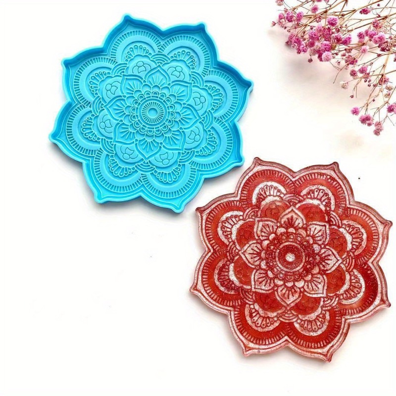 Mandala Coaster Silicone Mold  - Silicone Mold Tray recension och pris