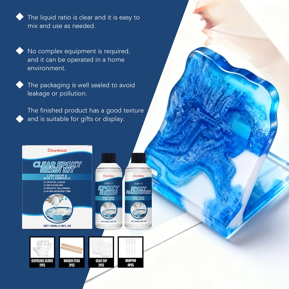 DIY Crystals Clear Epoxys Resi - Resin Jewelry Kit recension och pris
