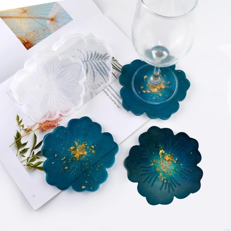 R3MC 2Pcs DIY Flower Silicone  - Geode Mold Silicone recension och pris