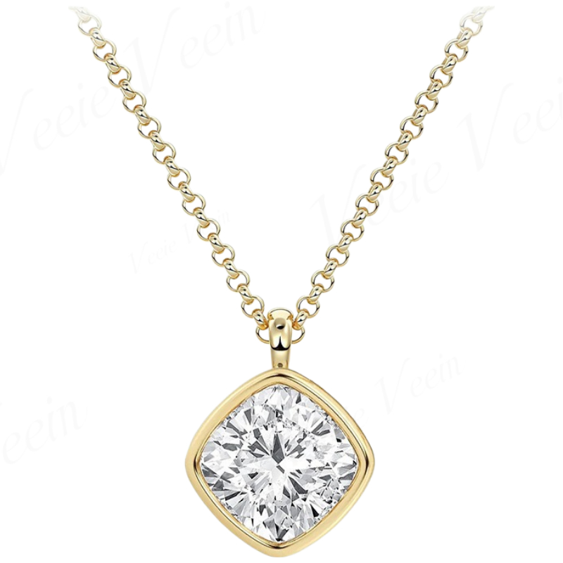 Veeie Veein Jewelry 3ct Irregu - Bezels Set Pendant recension och pris