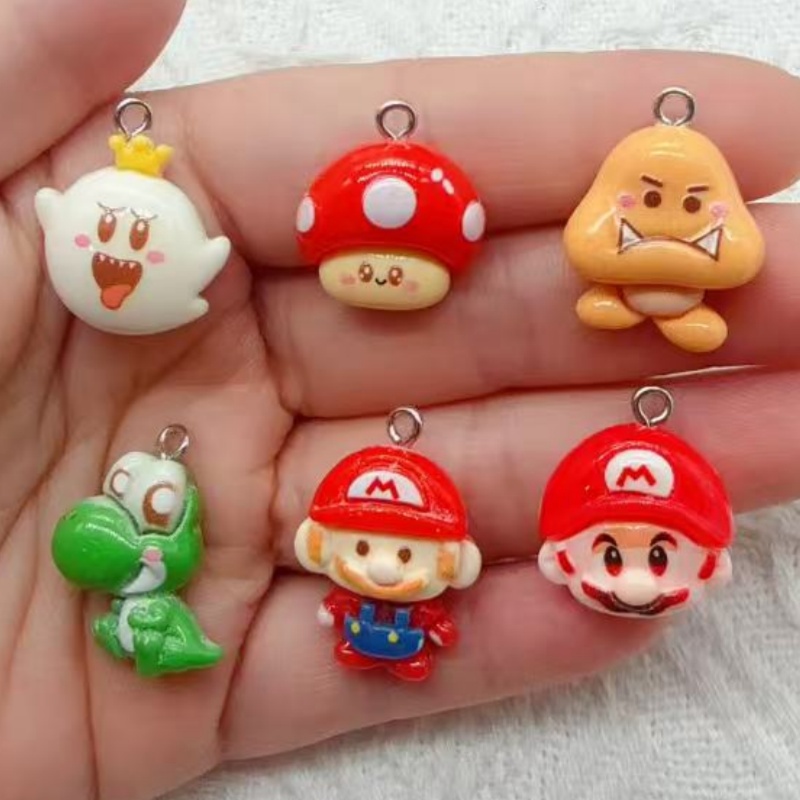 10pcs resin cartoon pendant, D - Resin Craft Projects recension och pris