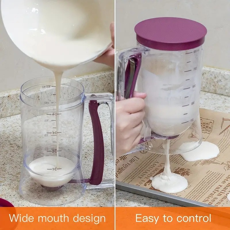 900ml Batter Dispenser Cupcake - Mixing Cup Silicone recension och pris