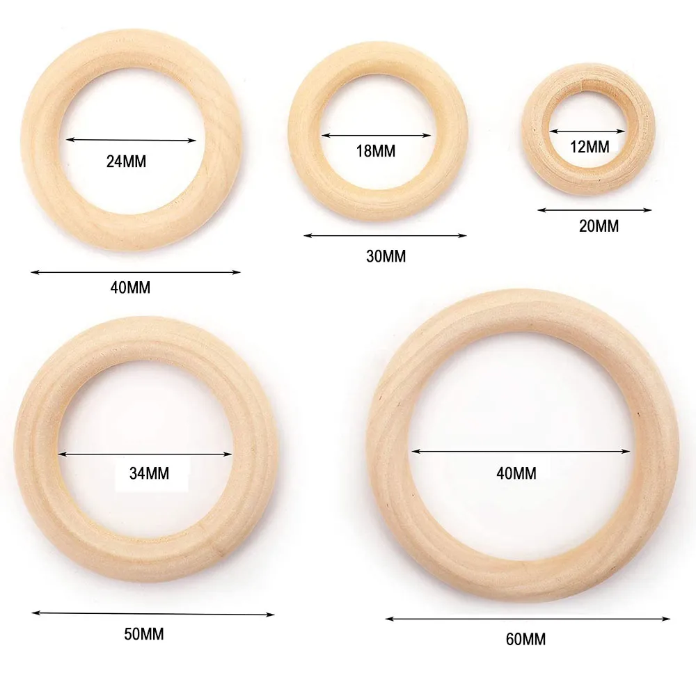 Wooden Rings Wooden Hoops for  - Wood Ring Blank recension och pris