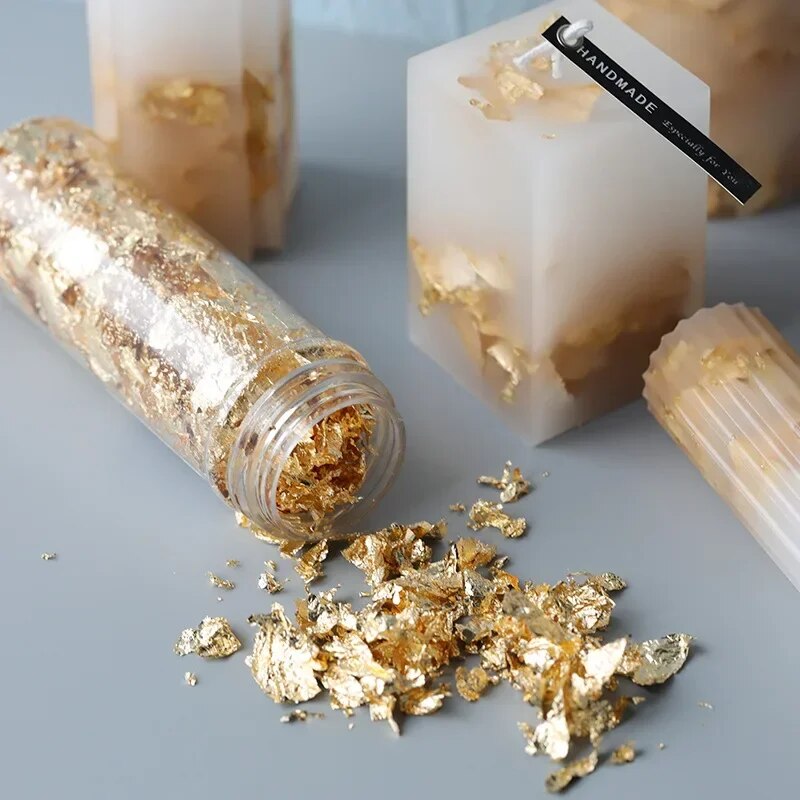 2g/1g Metallic Foil Flakes Gol - Gold Foil Flakes recension och pris
