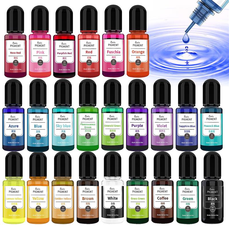 24 Color Art Ink Alcohol Resin - Resin Dye Alcohol recension och pris