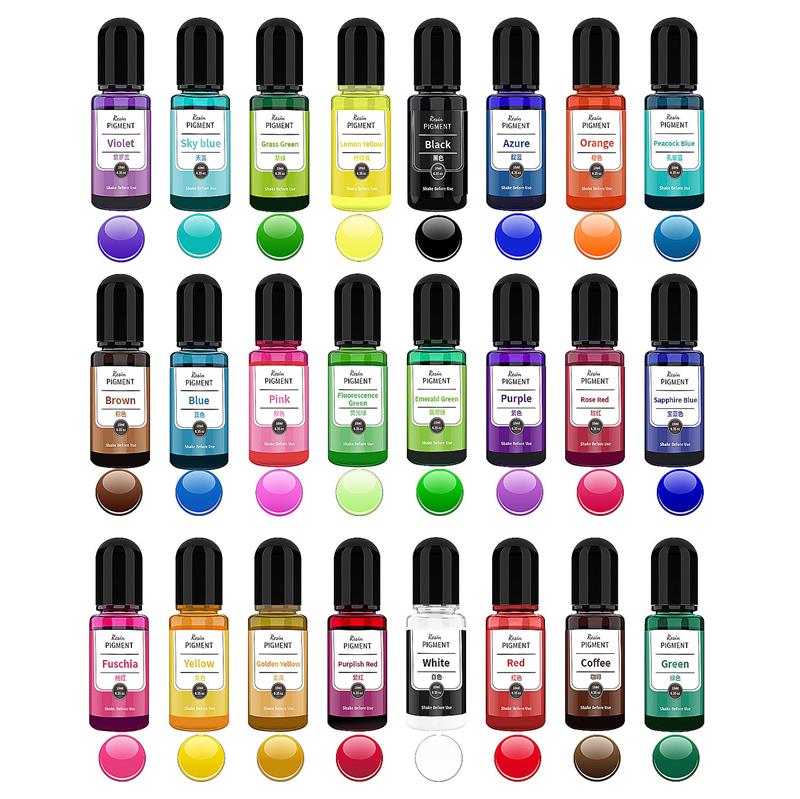 24 Color Art Ink Alcohol Resin - Resin Dye Alcohol recension och pris
