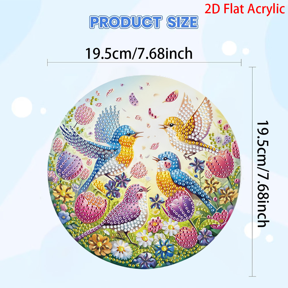 2D Flat Acrylic, 5D DIY Diamon - Resin Craft For Beginners recension och pris