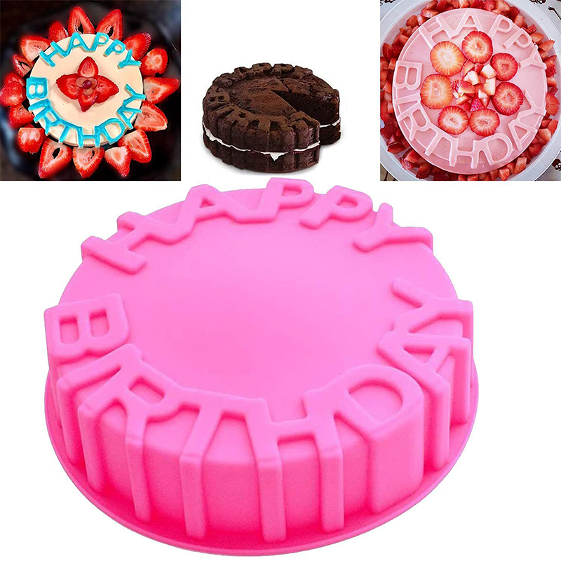 Happy Birthday Baking Pan Roun - Coaster Mold Round recension och pris