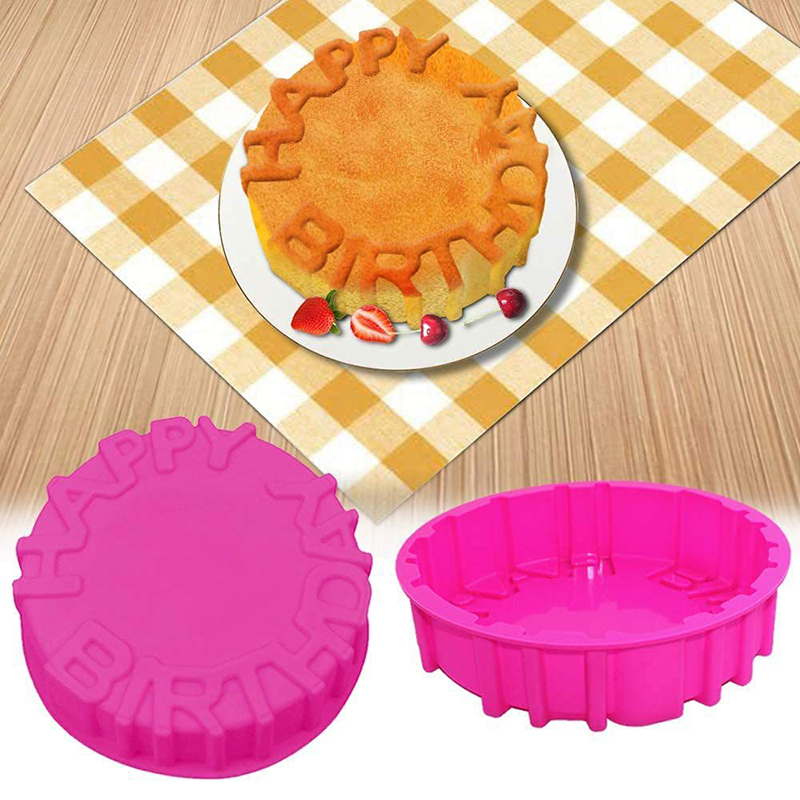 Happy Birthday Baking Pan Roun - Coaster Mold Round recension och pris